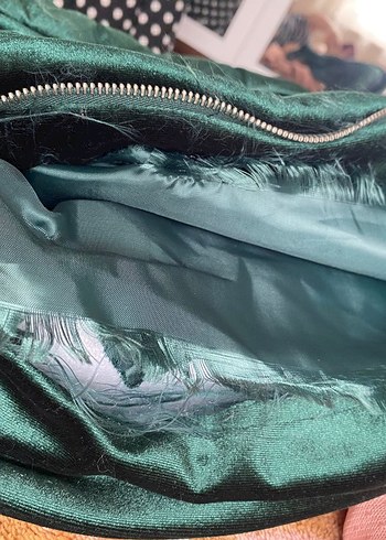 Yeşil Kadın Midi Boy Kışlık Ceket - Görsel 3