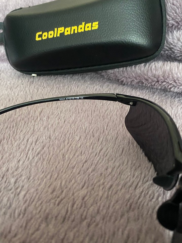 CoolPandas Mavi Şeffaf Biker Gözlüğü - Görsel 2