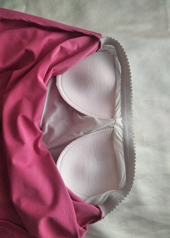 Mayo Pembe yarım kol kapri boy alt XL beden - Görsel 5