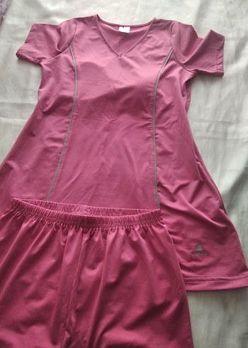 Mayo Pembe yarım kol kapri boy alt XL beden - Görsel 6