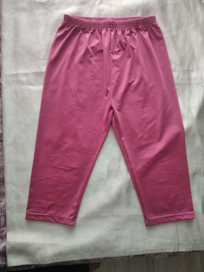 Mayo Pembe yarım kol kapri boy alt XL beden - Görsel 3