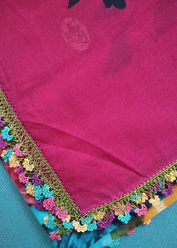 tığ oyası renki pembe tonları yeni - Görsel 3