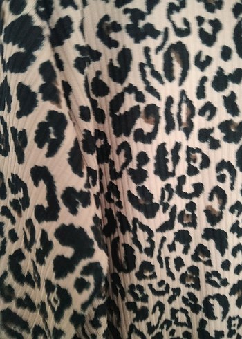 Leopar Desenli Kadın diz altı Etek 34 /36 beden - Görsel 3