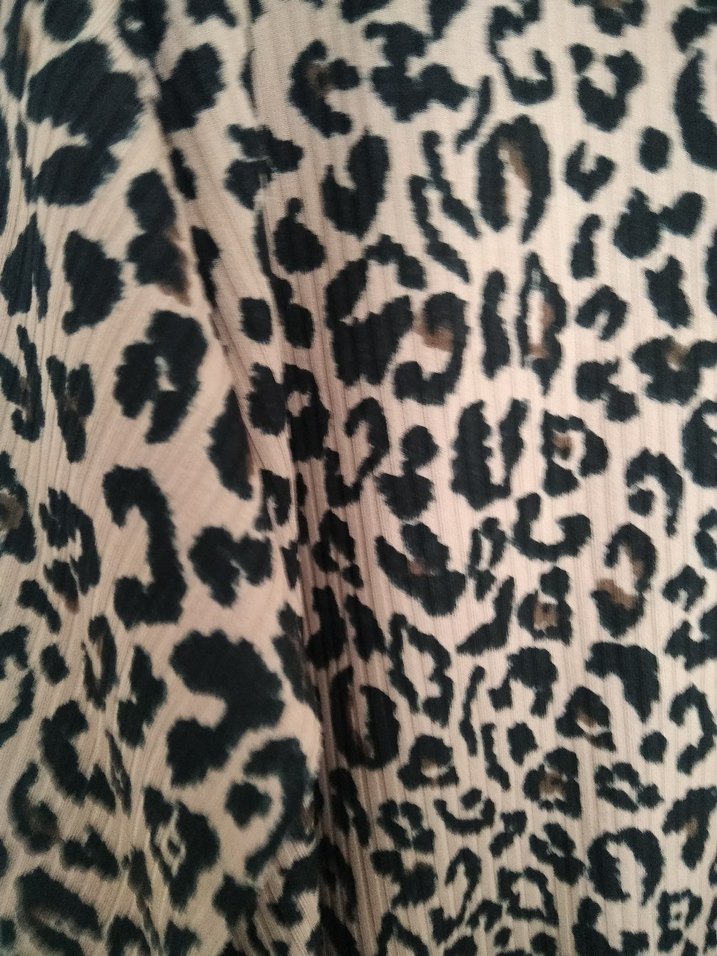 Leopar Desenli Kadın diz altı Etek 34 /36 beden - Görsel 3
