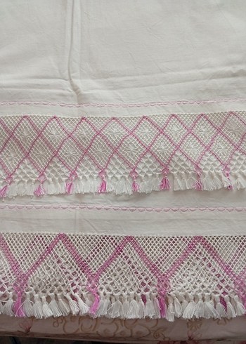 Düğüm El İşi Püsküllü  Örtü - Görsel 4