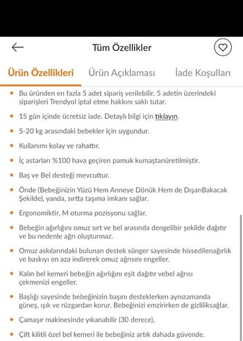 Siyah Bebek Taşıyıcı - Görsel 5