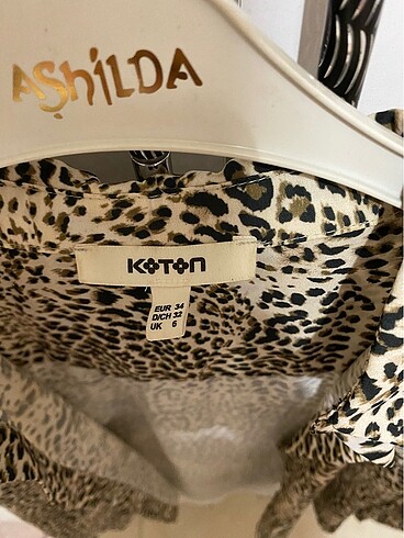 Koton Leopar gömlek