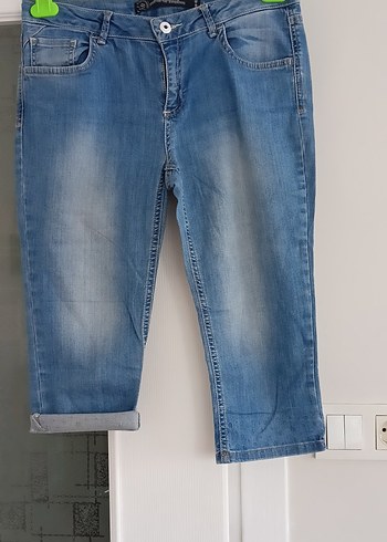Diğer Kız çocuk Mavi Midi Denim Şort Bermuda