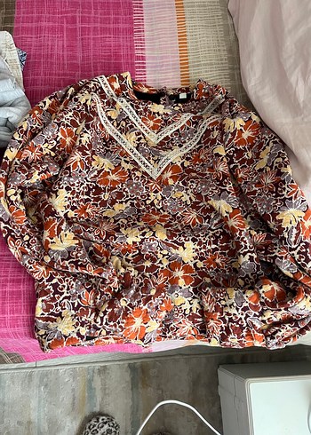 Detaylı Bohem Uzun Kollu Bluz - Görsel 2