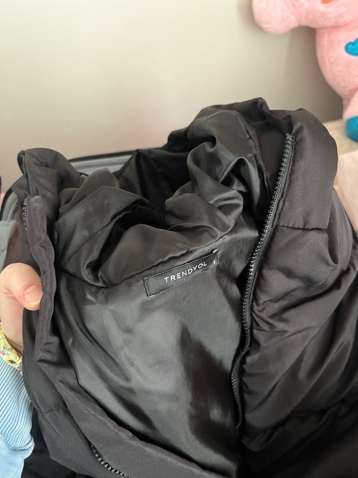 Siyah Fermuarlı  Yelek - Görsel 3