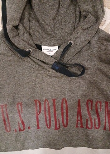 xl Beden gri Renk Polo sweathirst