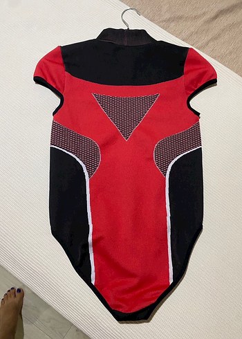 Kırmızı Kısa Kollu  Body - Görsel 4