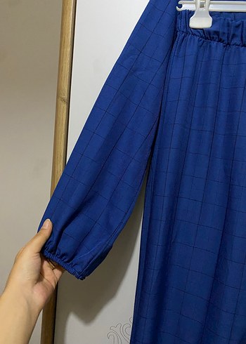 Kadın Lacivert Keten Takım - Görsel 6