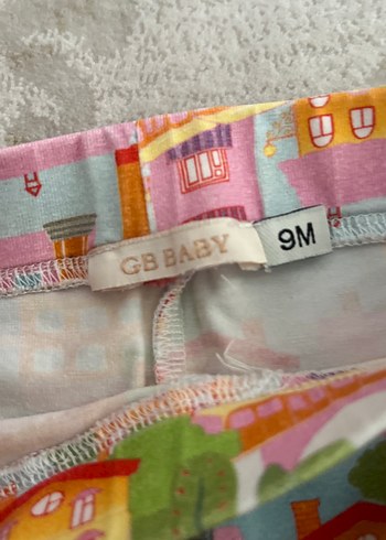 9-12 Ay Beden Bu store kız Çocuk Çok Renkli Fırfırlı Tayt