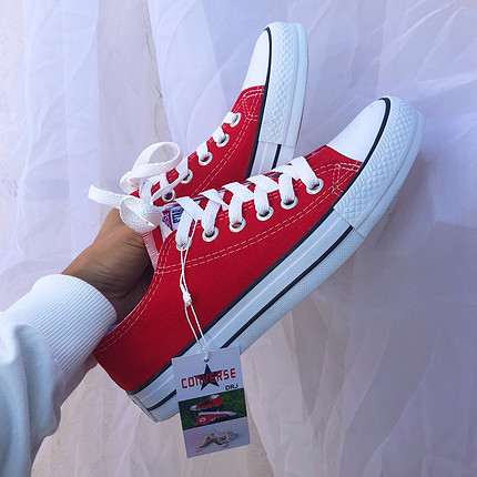 KIRMIZI CONVERSE 36