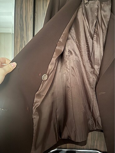 Diğer Acı kahve blazer ceket