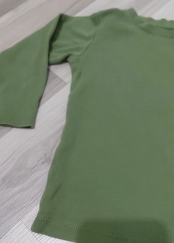 Yeşil Uzun Kollu Çocuk Atlet - Görsel 3