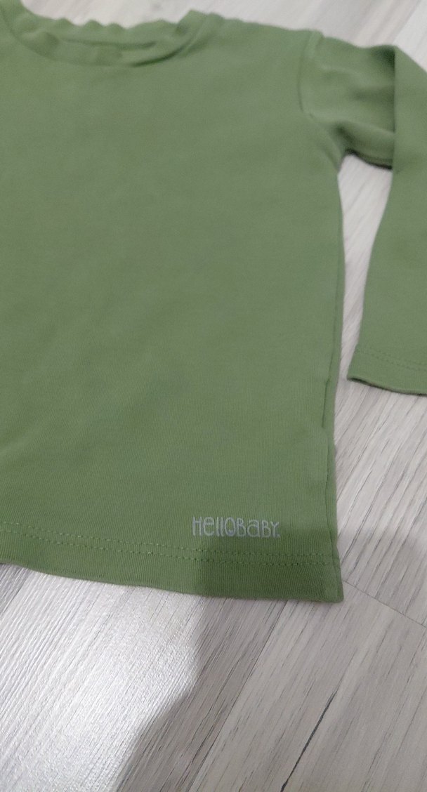 Yeşil Uzun Kollu Çocuk Atlet - Görsel 2