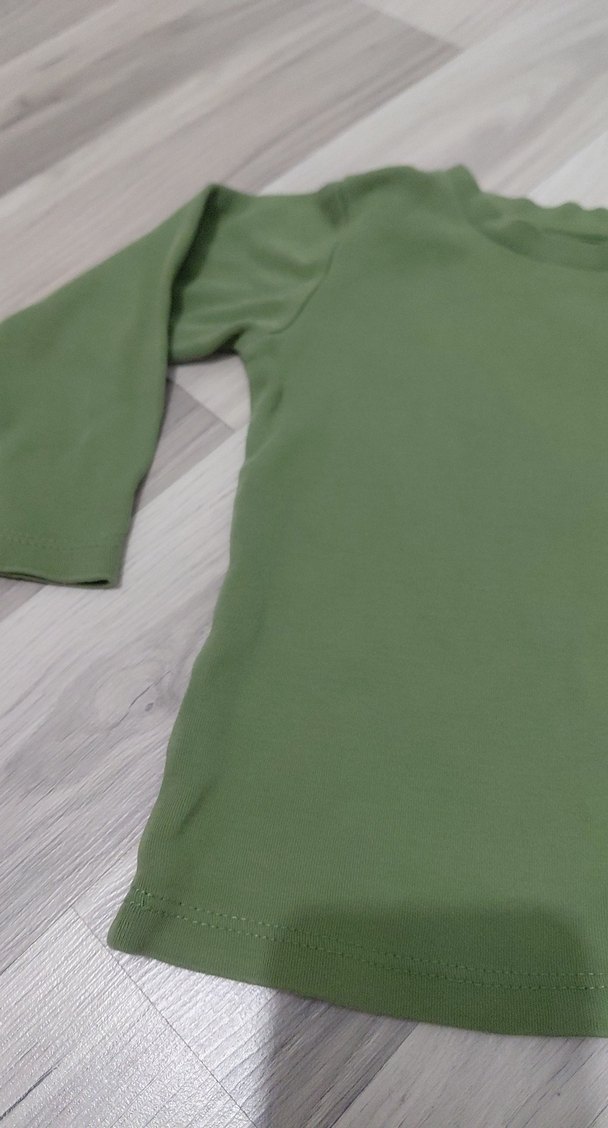 Yeşil Uzun Kollu Çocuk Atlet - Görsel 3