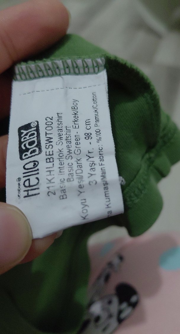 Yeşil Uzun Kollu Çocuk Atlet - Görsel 4