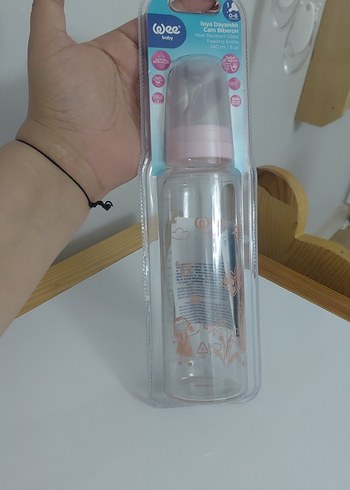 Wee Baby 240 ml Cam Biberon - Pembe - Görsel 2