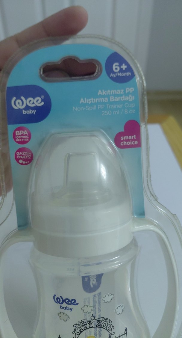 Beyaz Bebek Biberonu 6 Ay ve Üzeri - Görsel 5