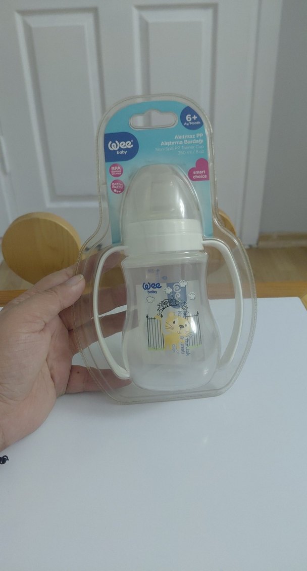 Beyaz Bebek Biberonu 6 Ay ve Üzeri - Görsel 2