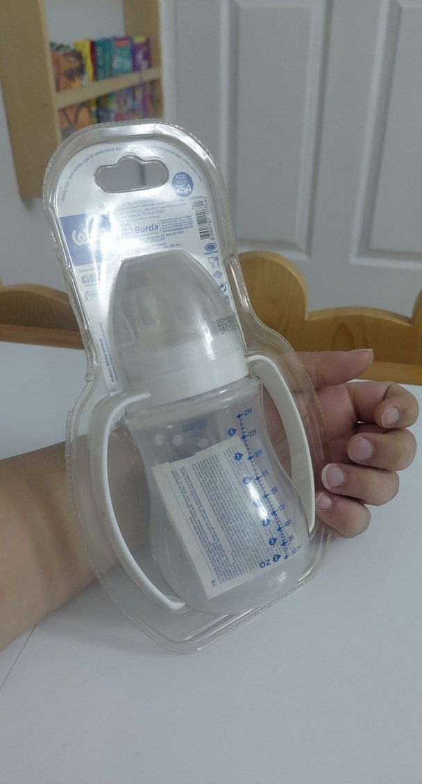 Beyaz Bebek Biberonu 6 Ay ve Üzeri - Görsel 4