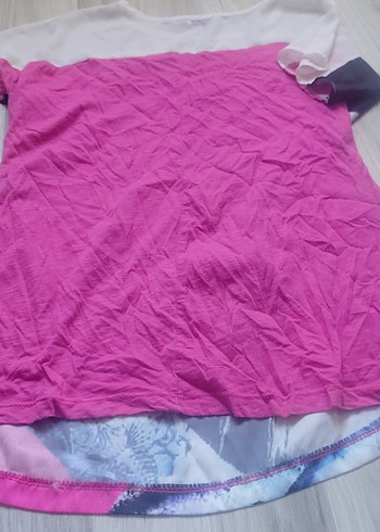 Pullu Baskılı Uzun Kollu Kız Tişörtü - Görsel 7