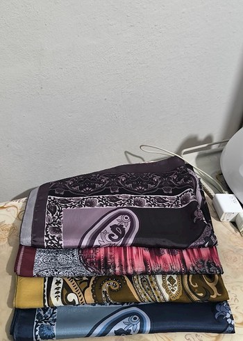 Beden camel Renk Bej Gri Desenli Kadın Bohem Şal