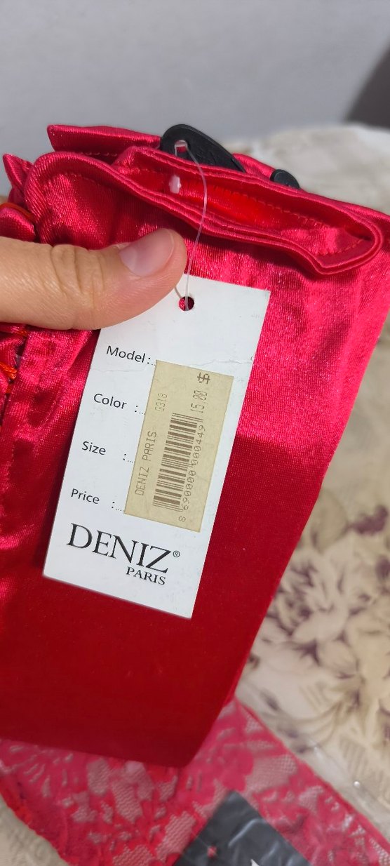 polyester kumaş eldiven 55 cm uzun vintiç model Türkiye'de yok - Görsel 5