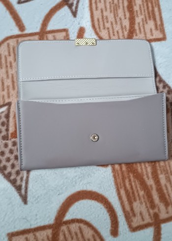 Bej Deri Fermuarlı Kadın Cüzdanı - Görsel 6