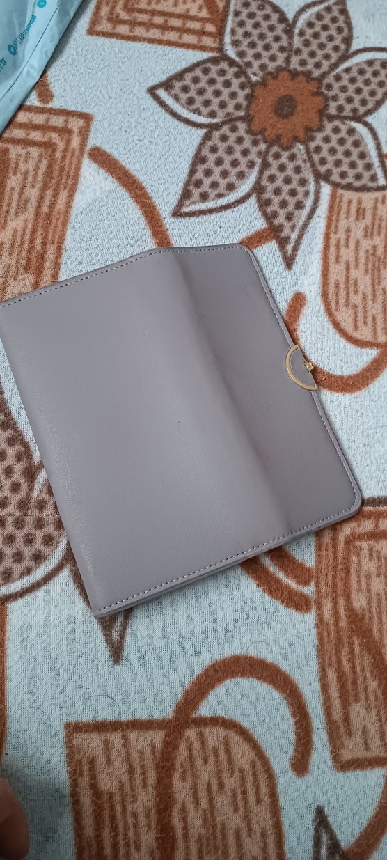 Bej Deri Fermuarlı Kadın Cüzdanı - Görsel 4