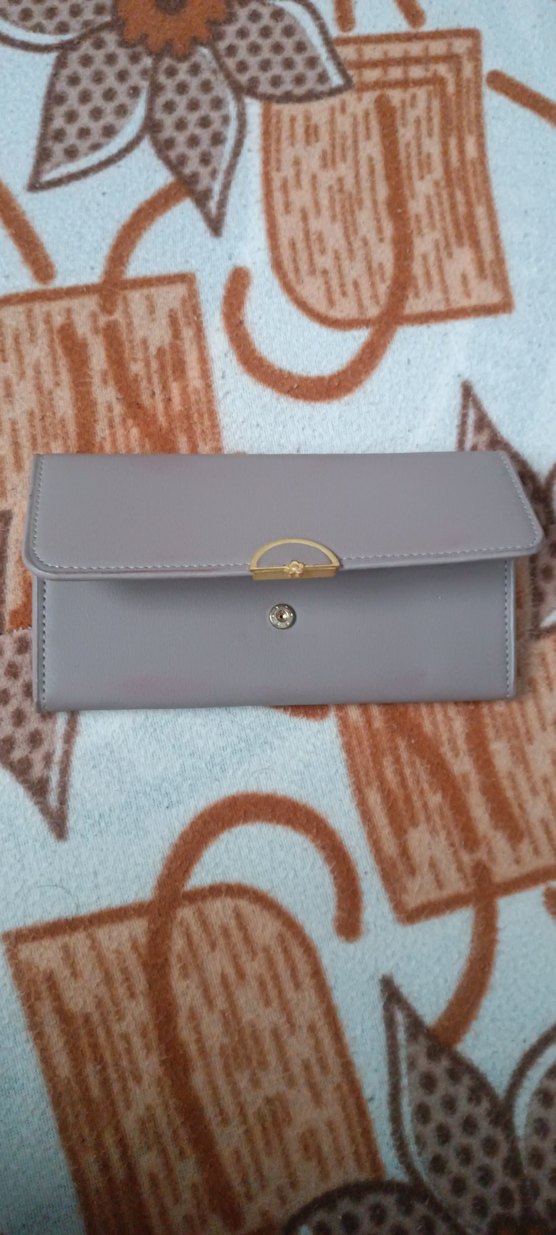 Bej Deri Fermuarlı Kadın Cüzdanı - Görsel 5