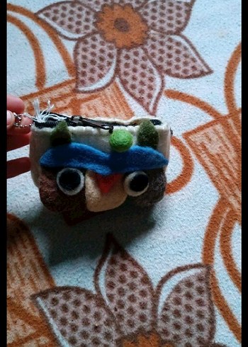 Renkli Örgü Desenli Çocuk Cüzdanı - Görsel 2