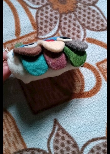 Renkli Örgü Desenli Çocuk Cüzdanı - Görsel 4