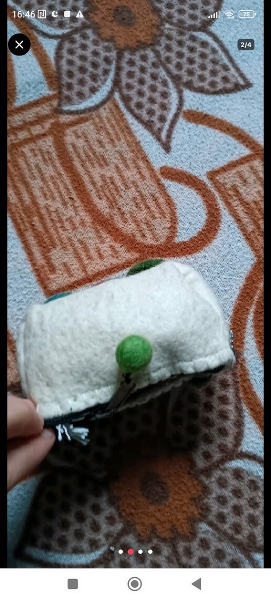 Renkli Örgü Desenli Çocuk Cüzdanı - Görsel 3