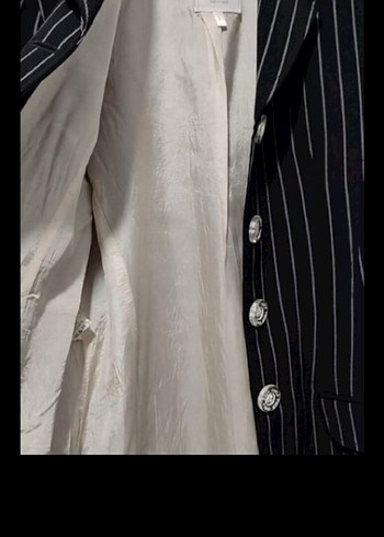 Tom Ford Çizgili Siyah Kadın Blazer - Görsel 3