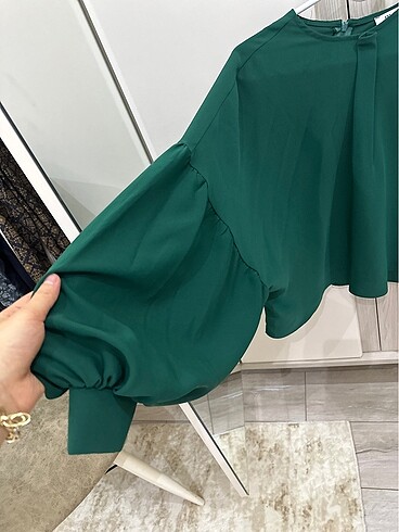 universal Beden yeşil Renk Meri store bluz