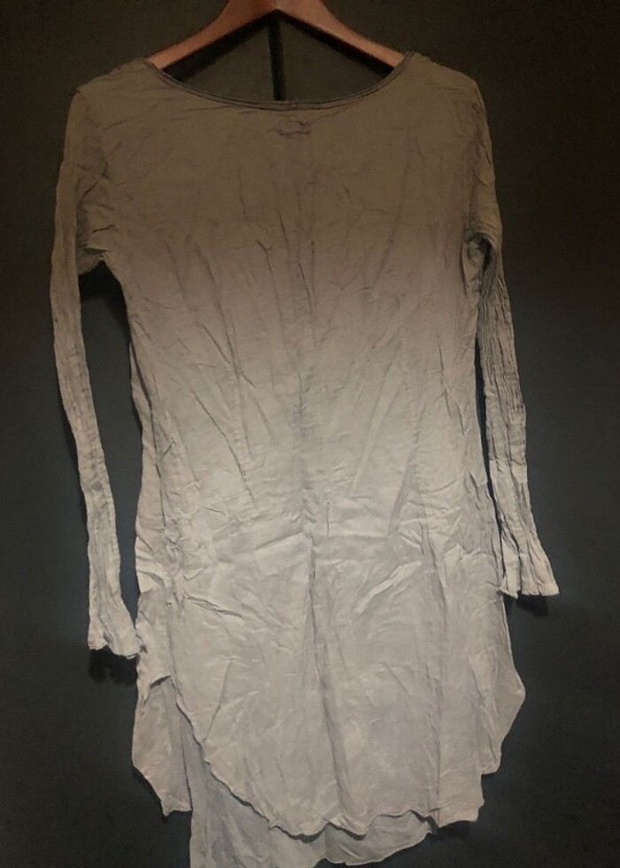 Kirisik kumas elbise - Görsel 2