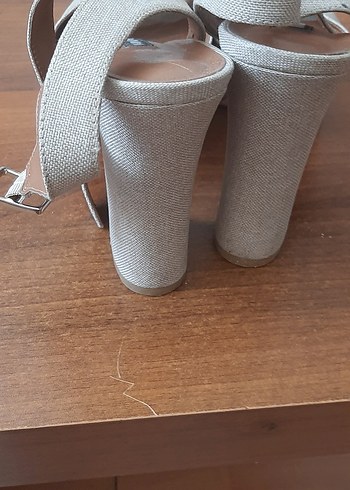 Nine West Bej Kadın Dolgu Topuklu Ayakkabı - Görsel 7