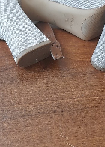 Nine West Bej Kadın Dolgu Topuklu Ayakkabı - Görsel 6