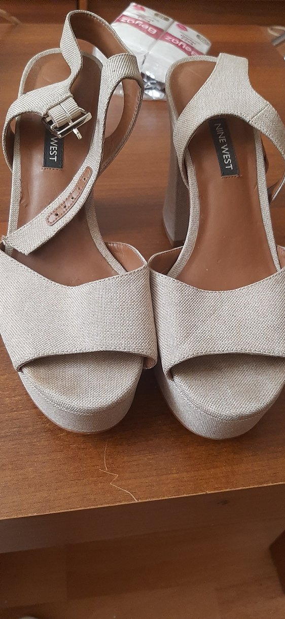 Nine West Bej Kadın Dolgu Topuklu Ayakkabı - Görsel 2