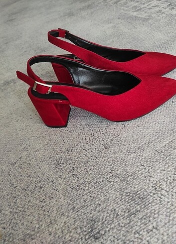 Kırcıoğlu kırmızı süet ayakkabı 