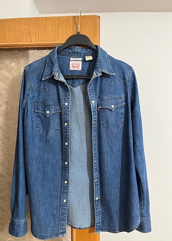 Levis Mavi Denim Gomlek