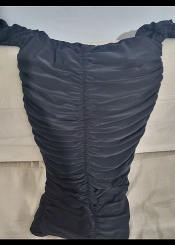 m Beden siyah Renk Siyah büzgülü Mini Gotik Elbise
