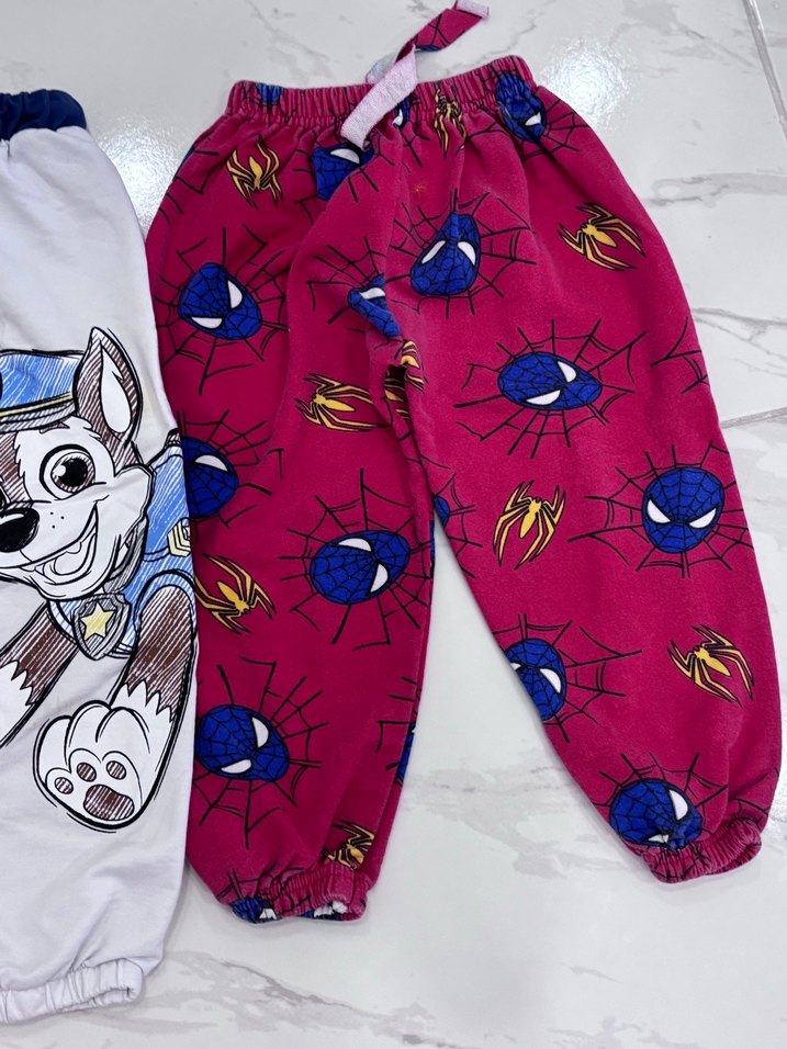 Renkli Desenli Erkek Çocuk Eşofman Altları - Görsel 4