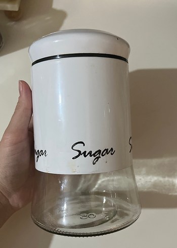 Beyaz Şeker Kavanozu