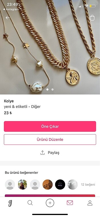 Üç kolye