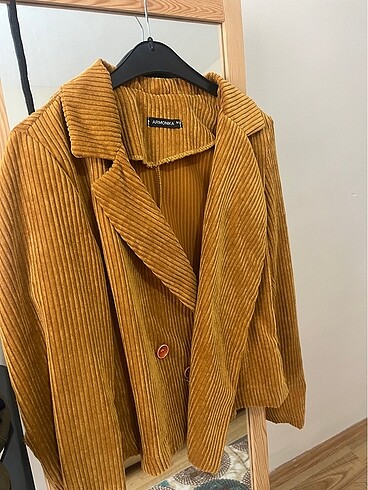 m Beden camel Renk Armonika M beden Blazer Ceket